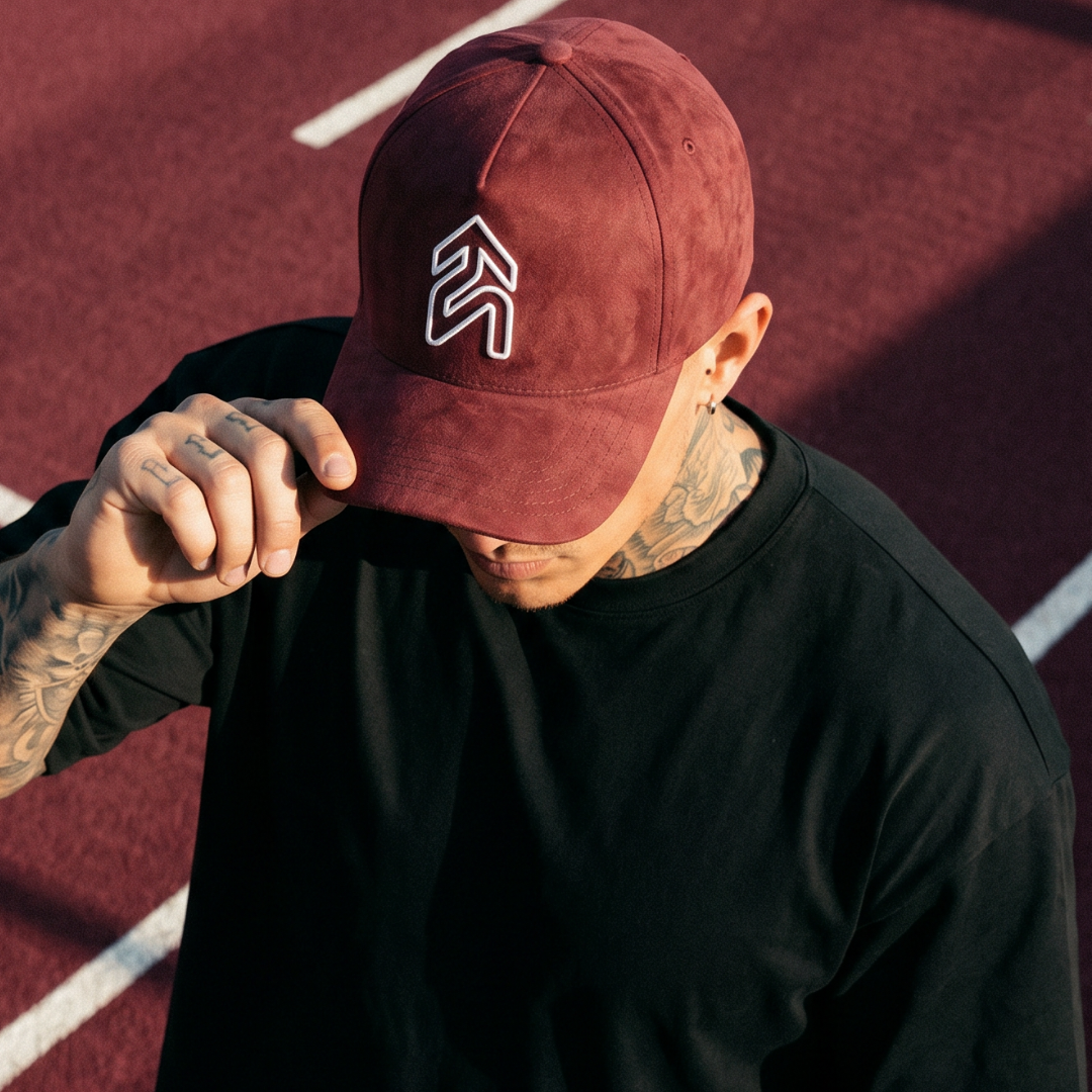 Burgundy Suede