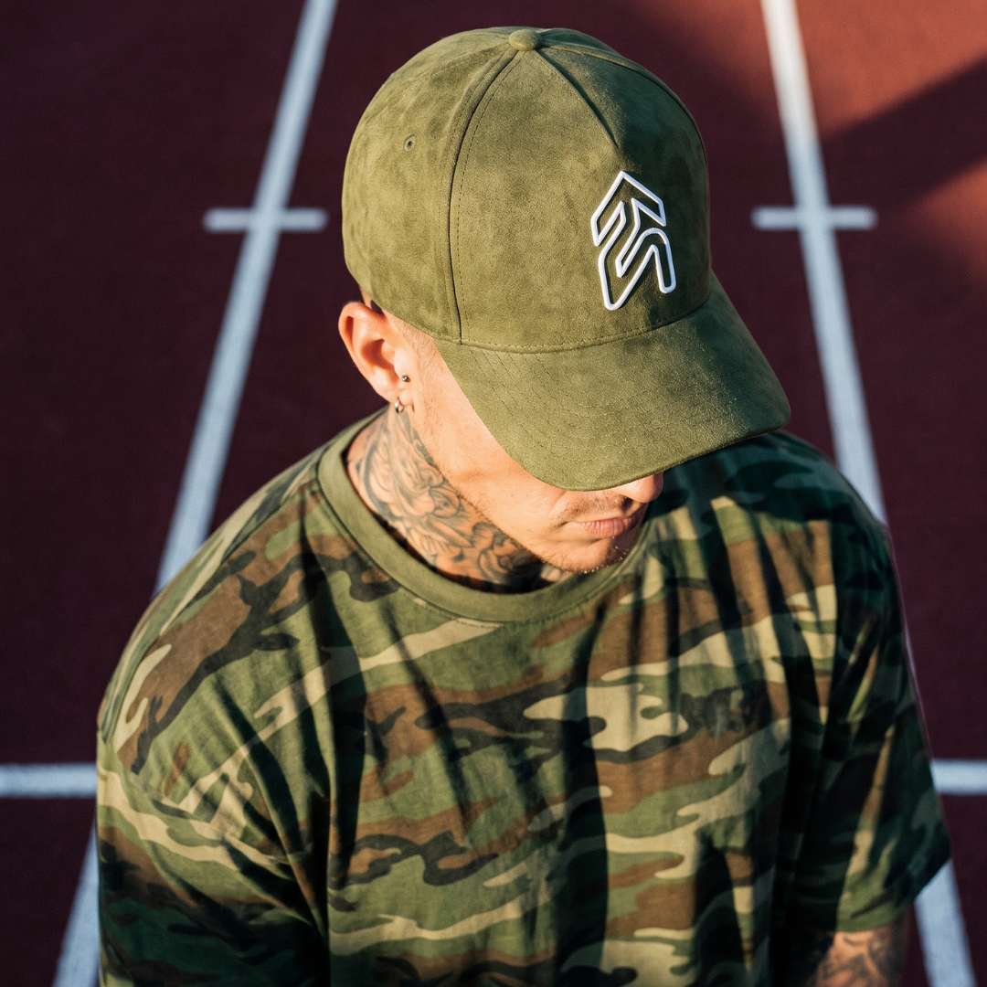 Green Army Suede